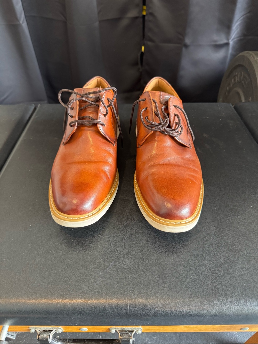Florsheim Brown Leather Derby Shoes - Classic Casual Dress